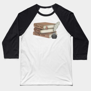 Copy of Read Books Be Kind Stay Weird Baseball T-Shirt